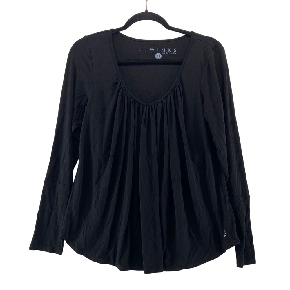 JJ Winks Black Long Sleeve Top Size XL